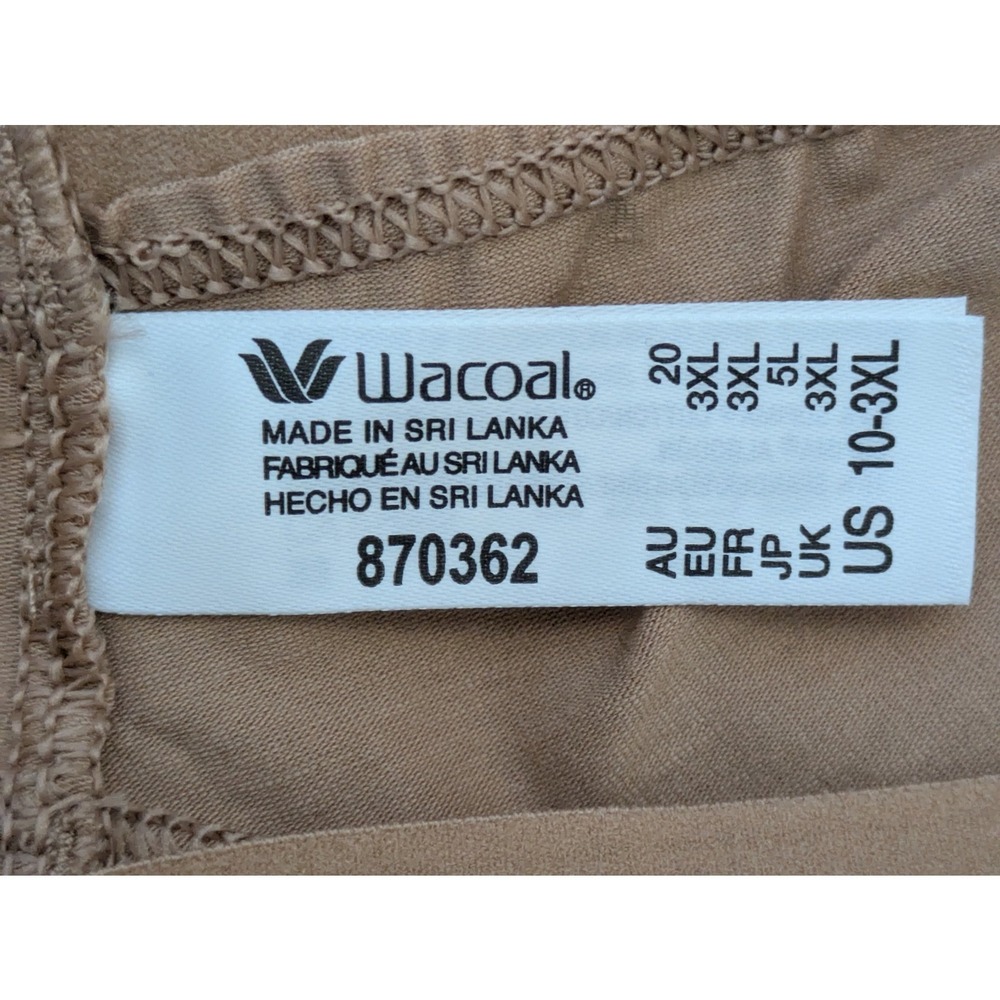 Wacoal 870362 Understated Cotton Bikini Panty Underwear 2 Pair 3XL Beige‎ NWT - Picture 5 of 7